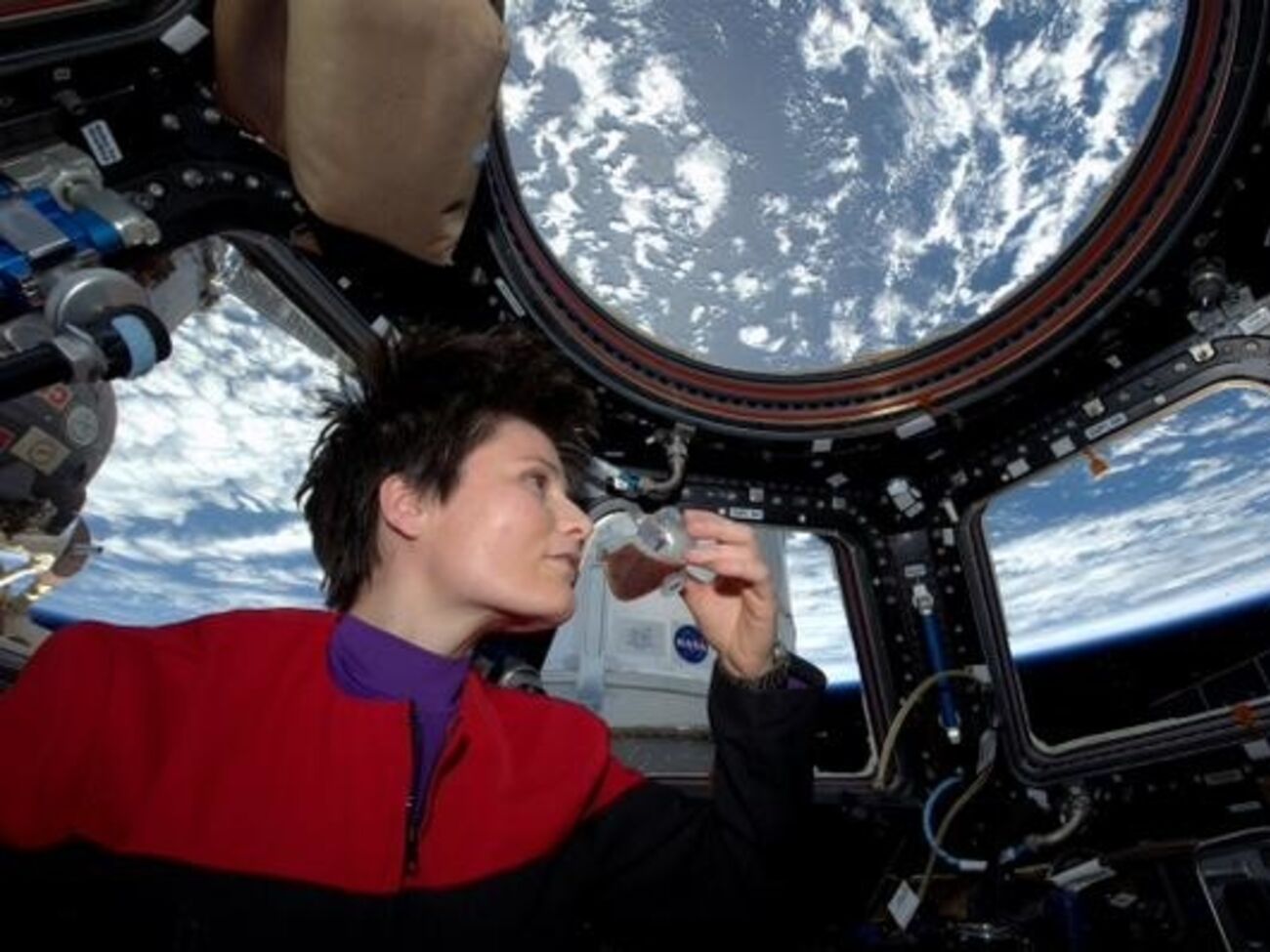 Итальянка сварила эспрессо на МКС