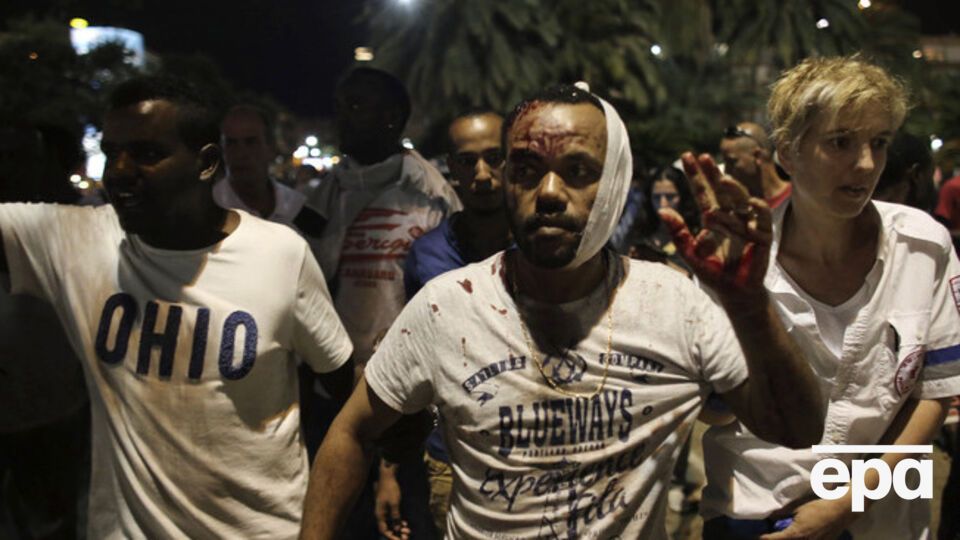 Эфиопские евреи штурмовали муниципалитет Тель-Авива