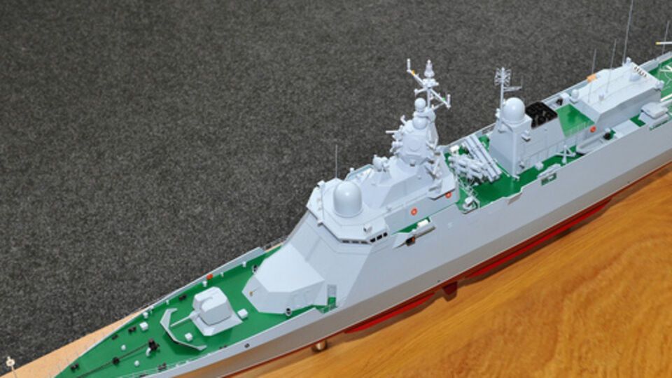 Строительство головного корвета продолжится в 2016 году