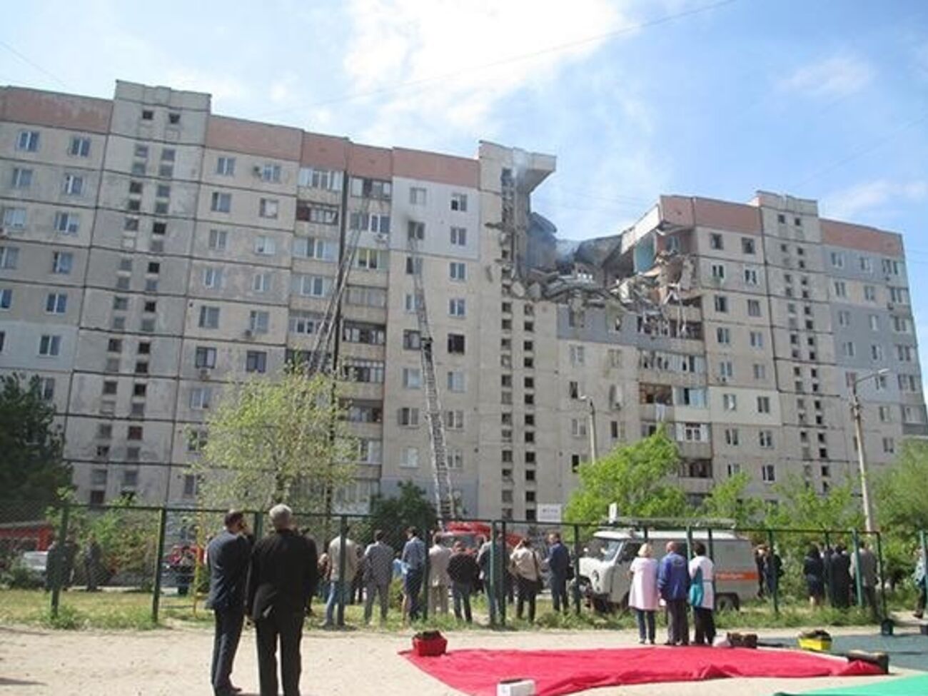 В прошлом году из-за взрыва в доме было разрушено пять квартир