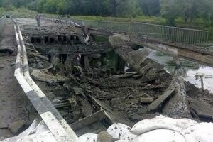 В Донецкой области повреждено 900 км автодорог