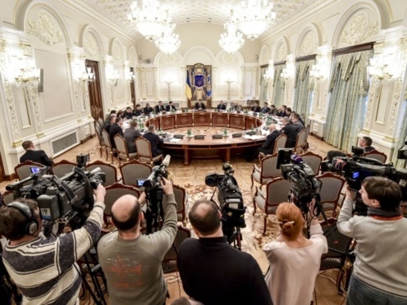 Заседание СНБО прошло под председательством президента Украины Петра Порошенко