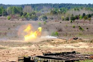 Минобороны: Мобилизованные танкисты успешно выполнили ряд учебно-боевых задач, поразив все огневые точки условного противника