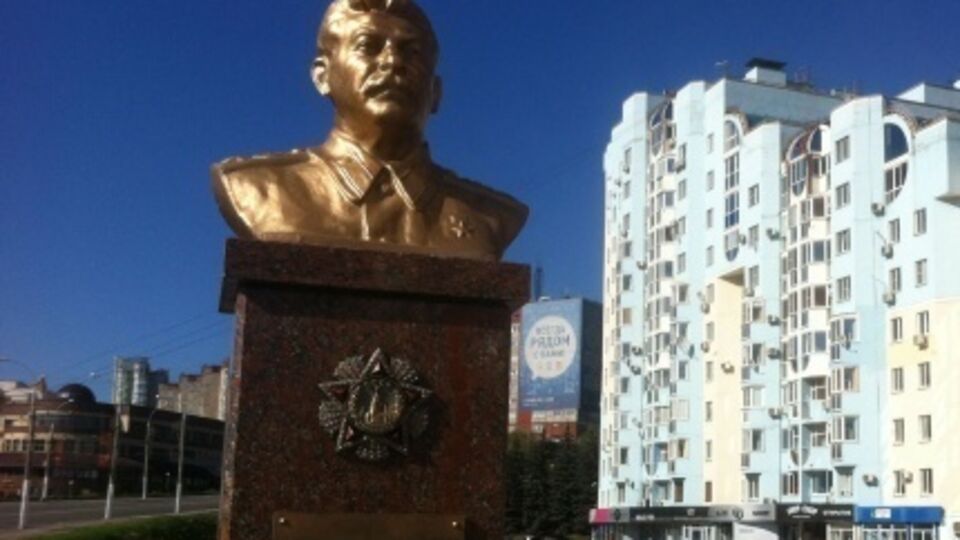 Трехметровый памятник Сталину в Липецке установили ко Дню Победы