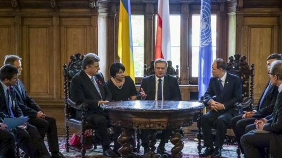 Во время встречи генсек ООН подтвердил, что 8 мая примет участие в мероприятиях в память погибших во Второй мировой войне в Киеве