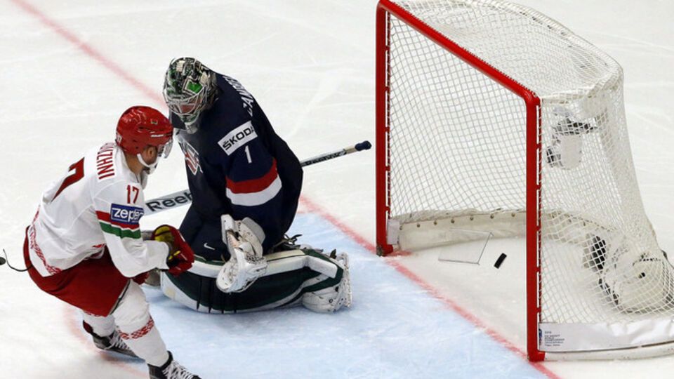 ЧМ по хоккею: Сборная Беларуси неожиданно обыграла США. Фоторепортаж