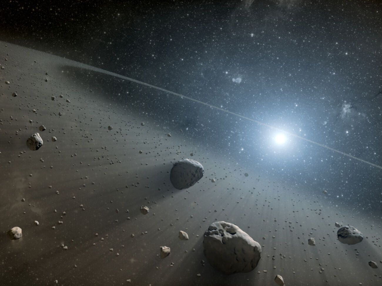 Новые данные свидетельствуют о том, что богатые водными ресурсами астероиды являются нередким явлением в нашей Галактике