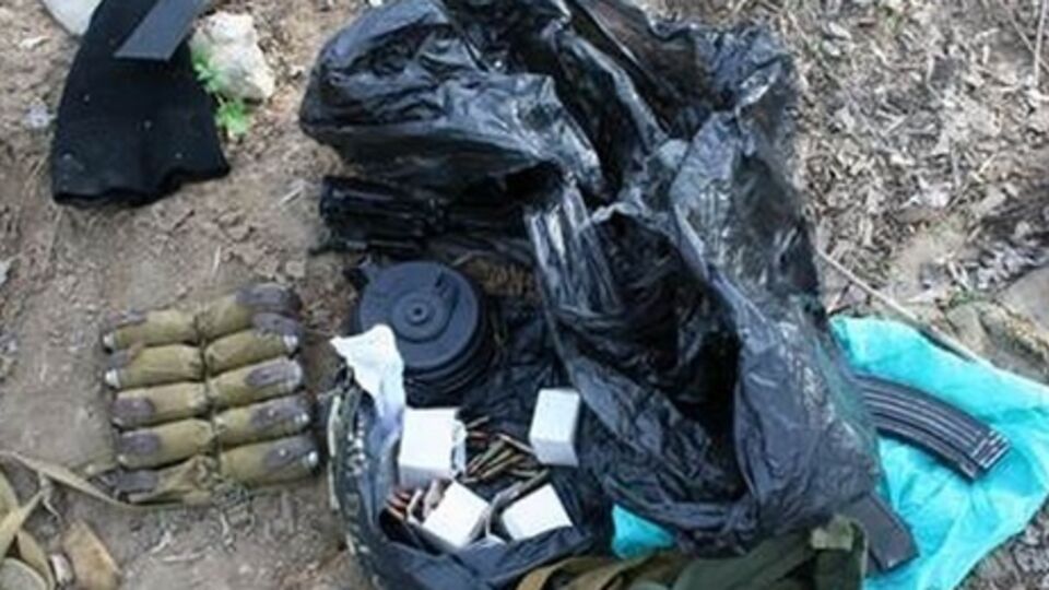 Тайник боевиков был обнаружен в Донецкой области