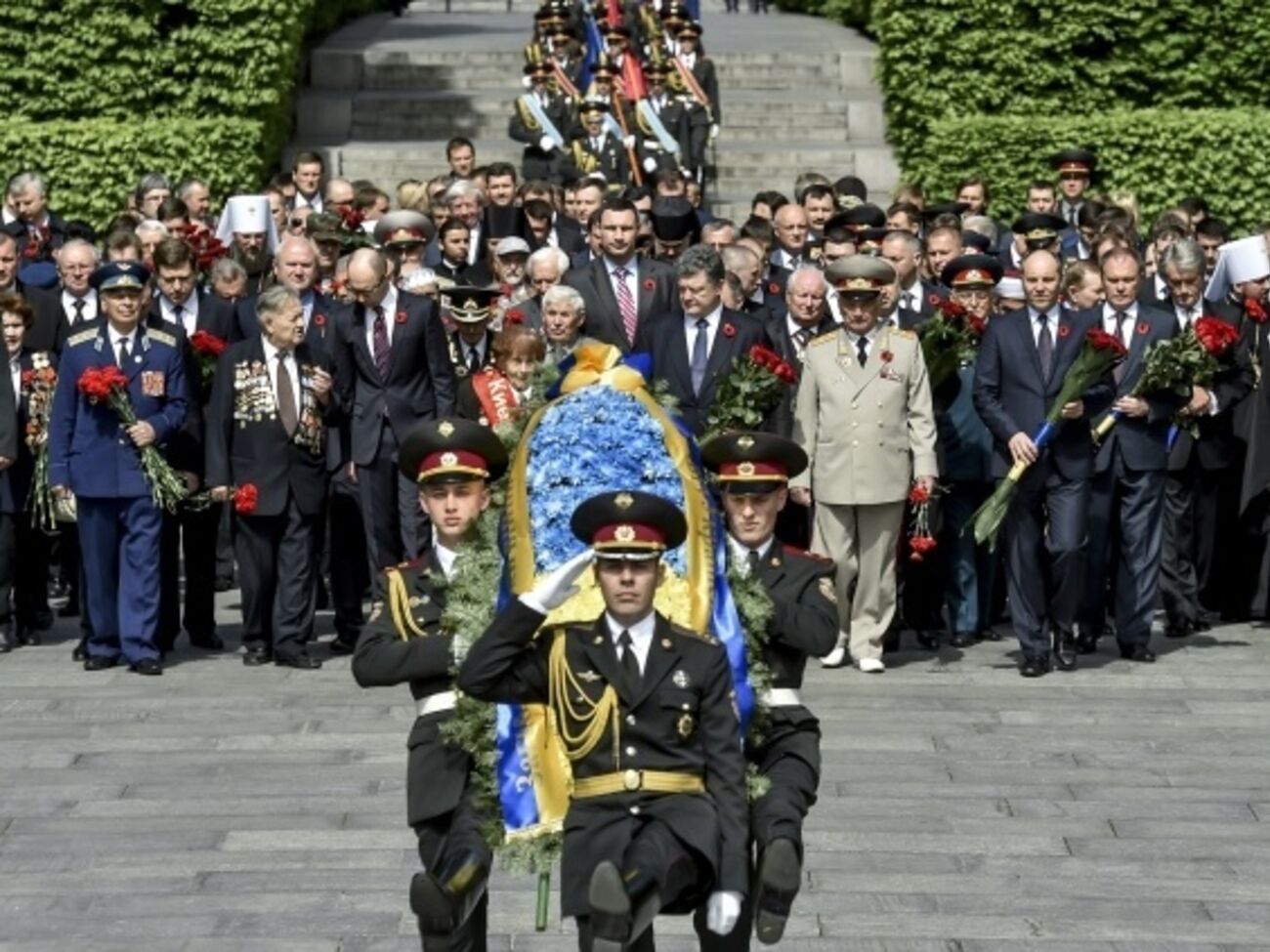В Киеве проходят мероприятия, посвященные Дню Победы. Фоторепортаж