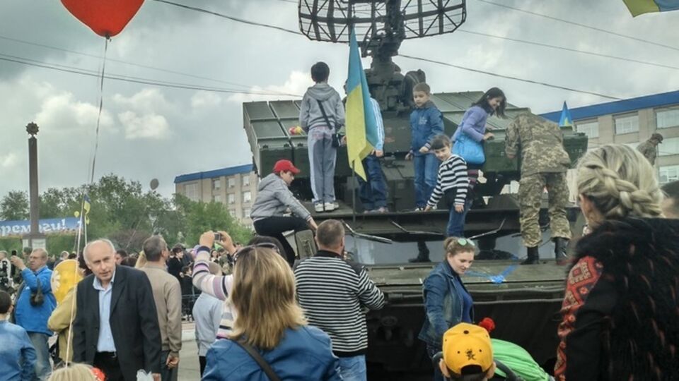 ОГА: Провокаций пророссийских сторонников, политических акций коммунистов и массового ношения георгиевских лент зафиксировано не было