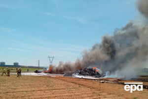 Обломки потерпевшего крушение в Испании военно-транспортного самолета