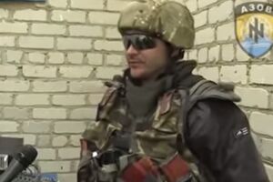 Полк "Азов" поздравил боевиков в Широкино с Днем Победы гимном Украины. Видео