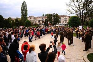 Литовский оркестр выступил в Голосеевском парке