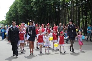 Празднование Дня защиты детей в Харькове