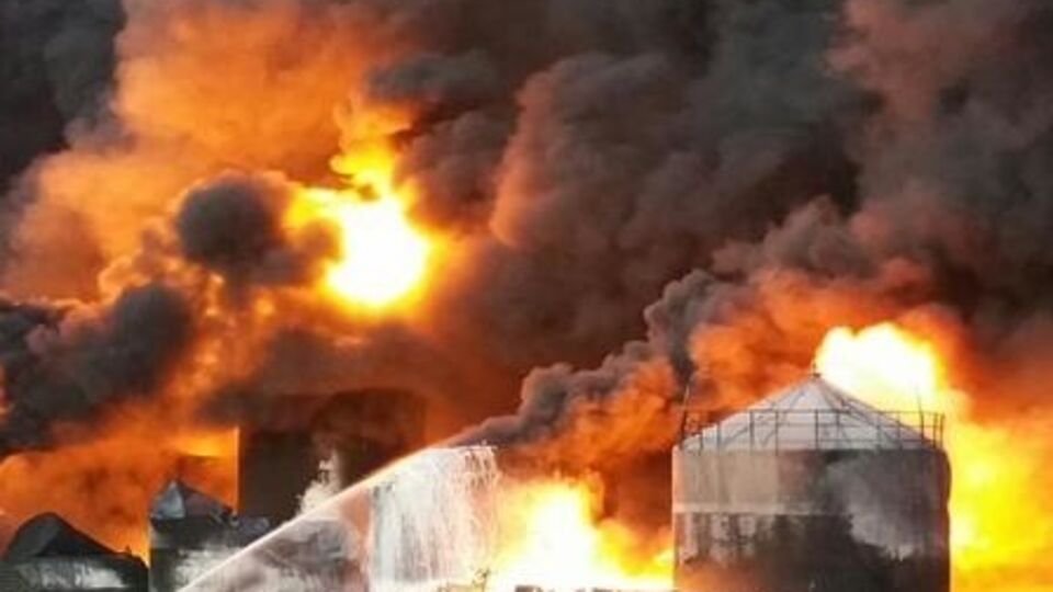 Последствия пожара могут сказаться на здоровье киевлян