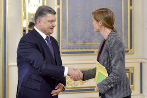 На встрече с Порошенко Пауэр выразила поддержку территориальной целостности Украины