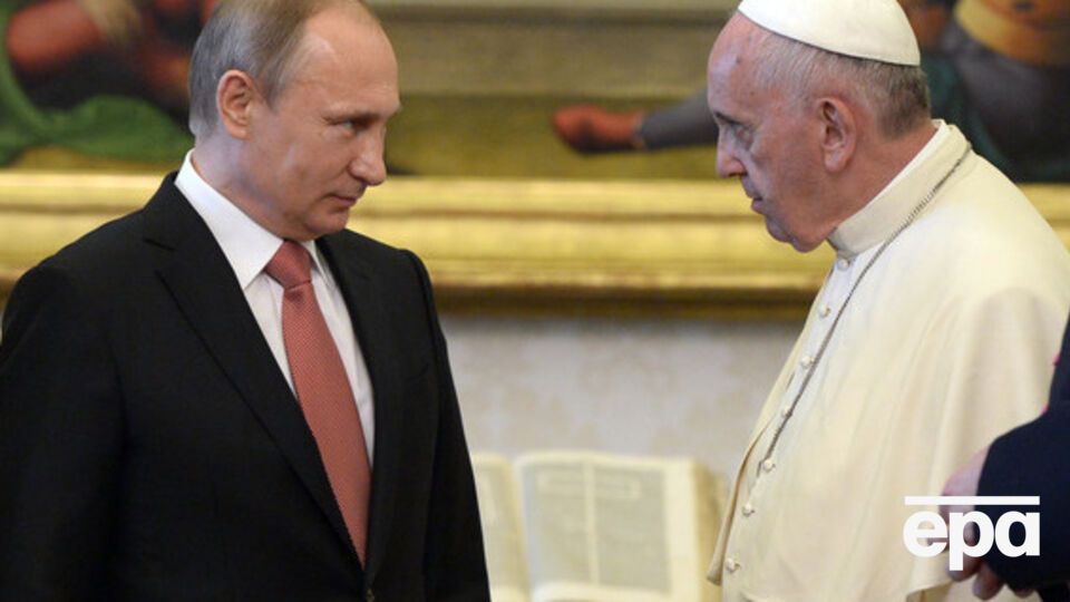 Путин встретился с папой римским в Ватикане