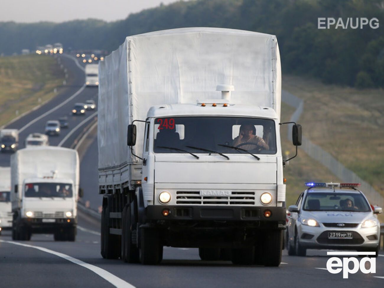 В Украину утром въехал очередной "гумконвой"