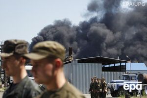 Нефтебаза под Киевом горит с понедельника