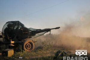 Пресс-центр АТО: Под утро из 122-мм артиллерии боевики обстреляли украинские позиции возле Луганского