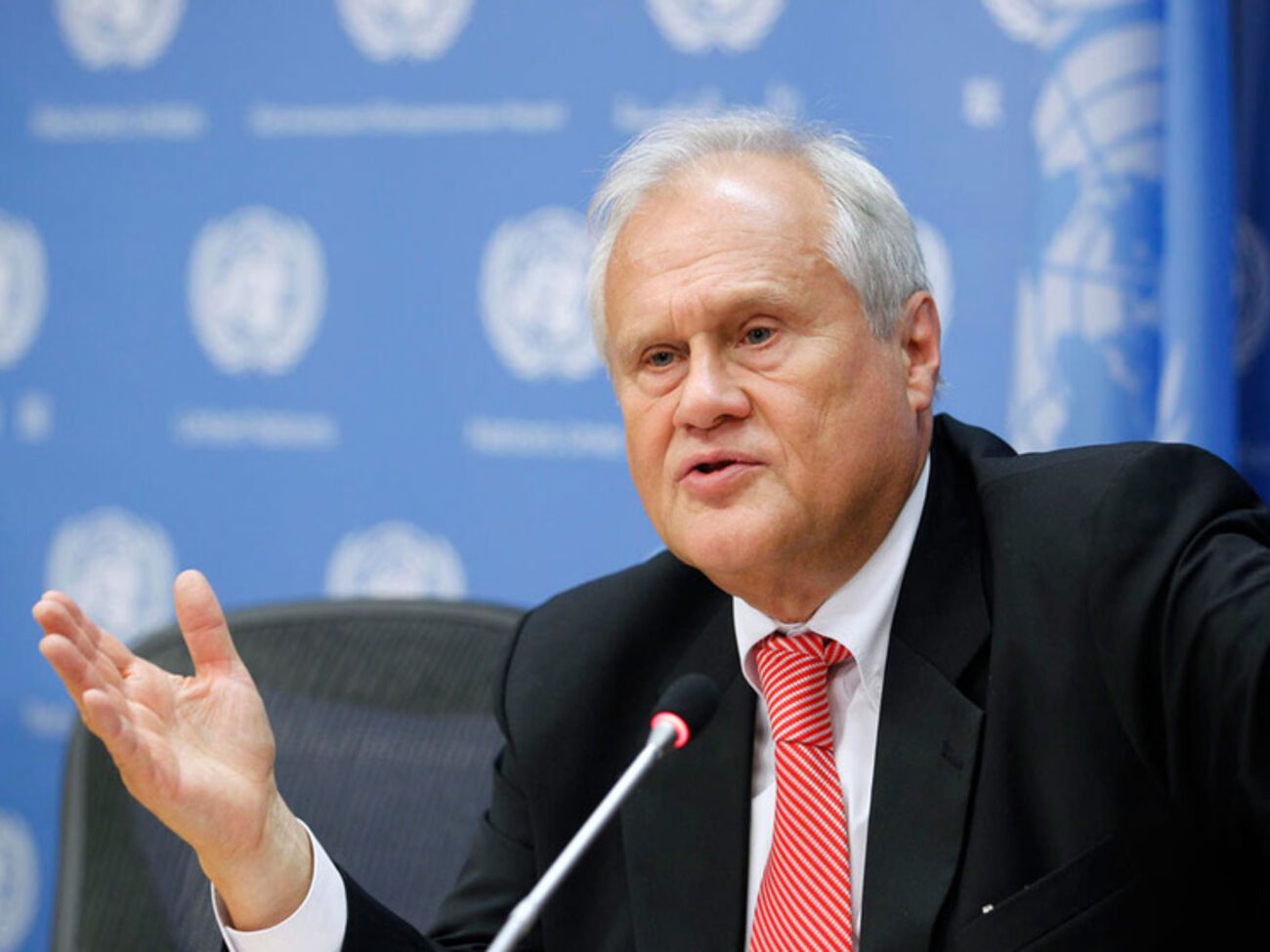 Мартин Сайдик на данный момент является послом Австрии в ООН