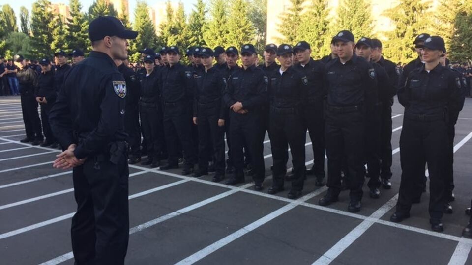 В Киеве представили новую патрульную полицию. Фоторепортаж