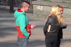 Пранкеры провели эксперимент, предложив секс грузинским и российским девушкам. Видео
