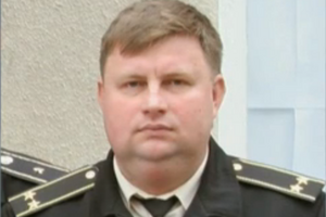 Пресс-офицер сектора "Б" Евгений Силкин