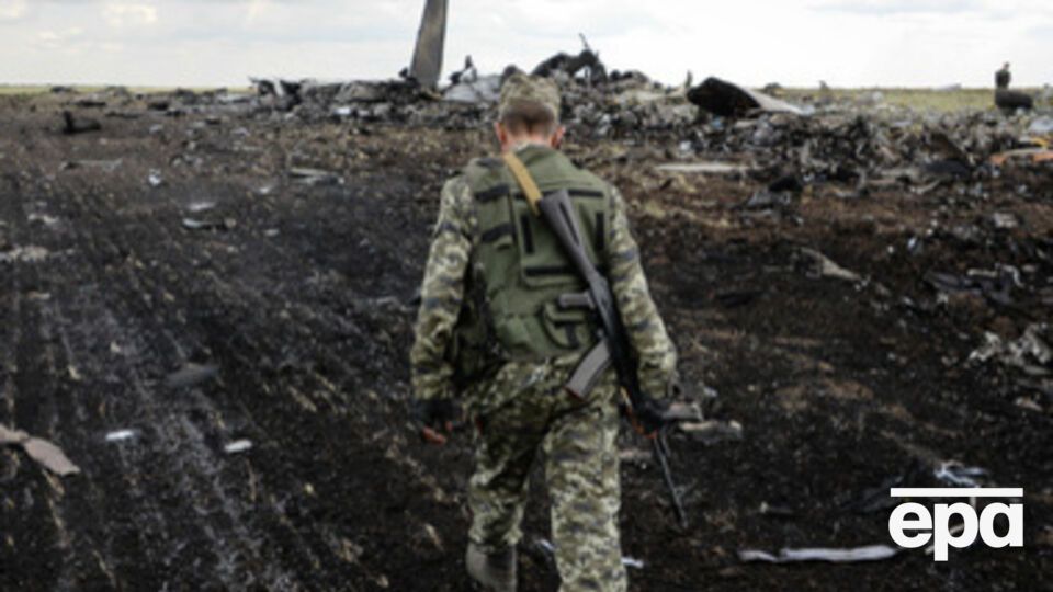 Год назад террористы подбили транспортный самолет Вооруженных сил Украины ИЛ-76