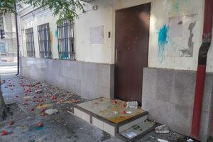 Украинское консульство в Ростове-на-Дону после нападения