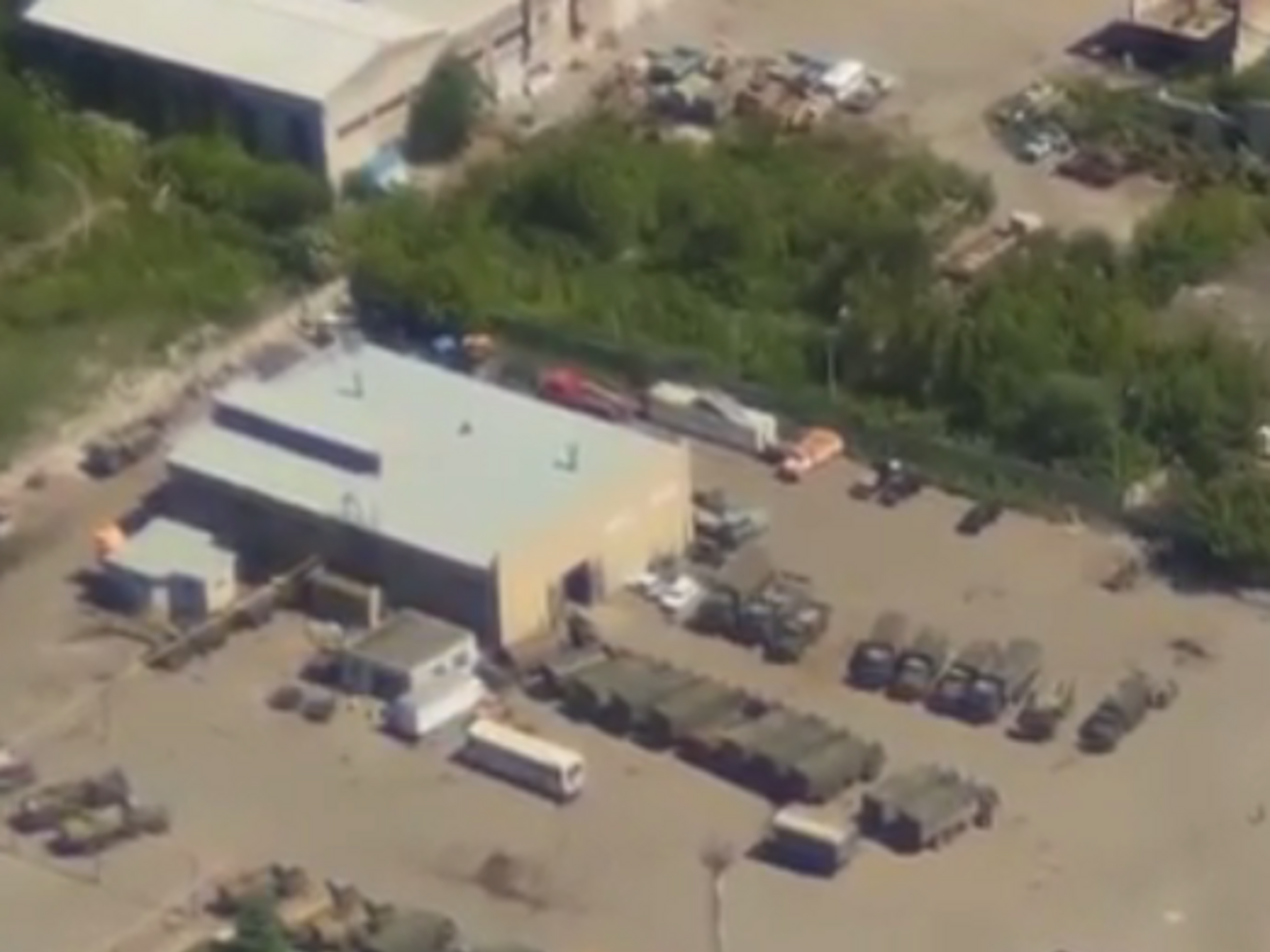 Обнаруженная в Луганске техника боевиков