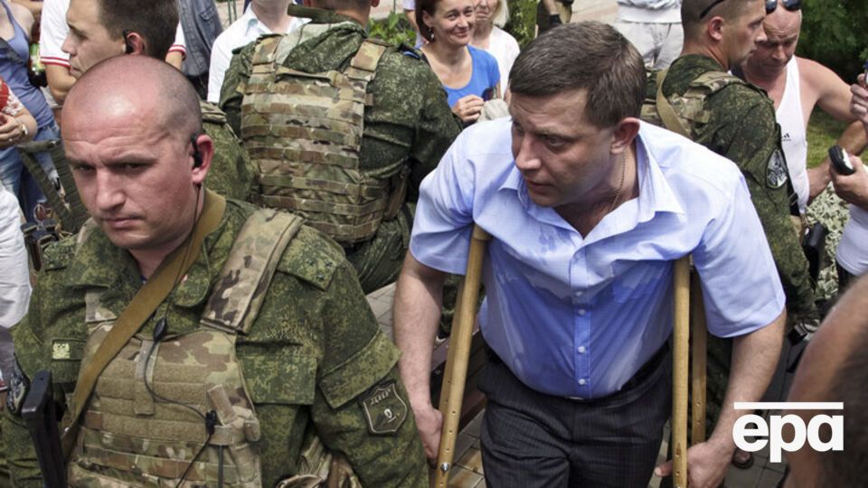 На фотографии - Главарь террористической "ДНР" Александр Захарченко