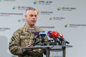 Андрей Лысенко сообщил, что за прошедшие сутки силы АТО не понесли потерь