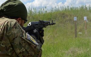 Бойцы "Сечи" приняли участие в учебных стрельбах