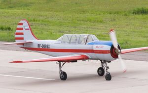 Угнанный "Як-52"совершил аварийную посадку в городе Ялуторовск Тюменской области