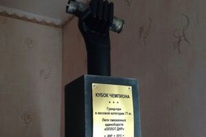 В ходе следственных действий милиция нашла "свежий" экспонат