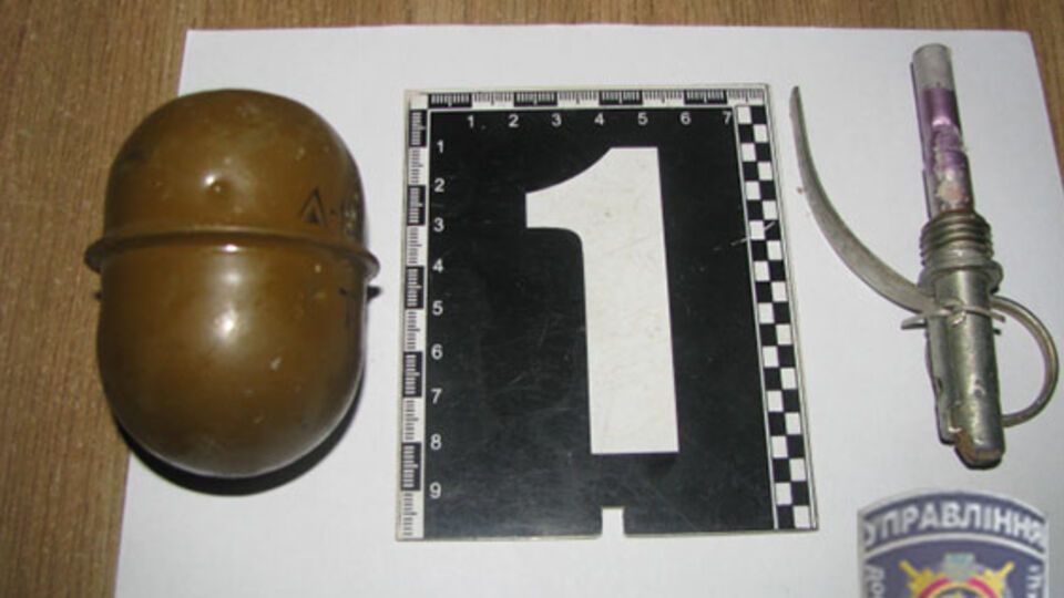 МВД: Изъятая граната направлена на исследование