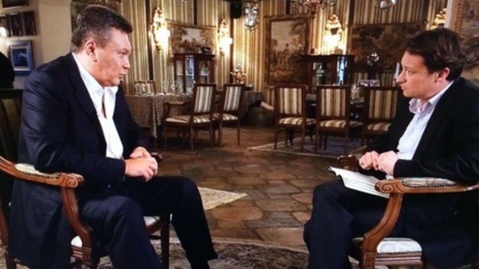 Янукович дал интервью британской телерадиокомпании