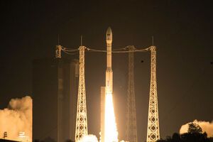 Запуск ракеты-носителя Vega со спутником Sentinel-2A