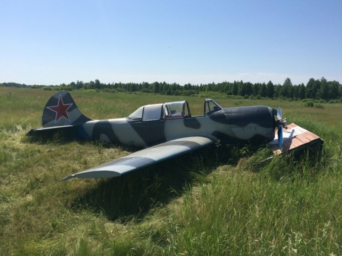 Угнанный в Тюменской области самолет Як-52