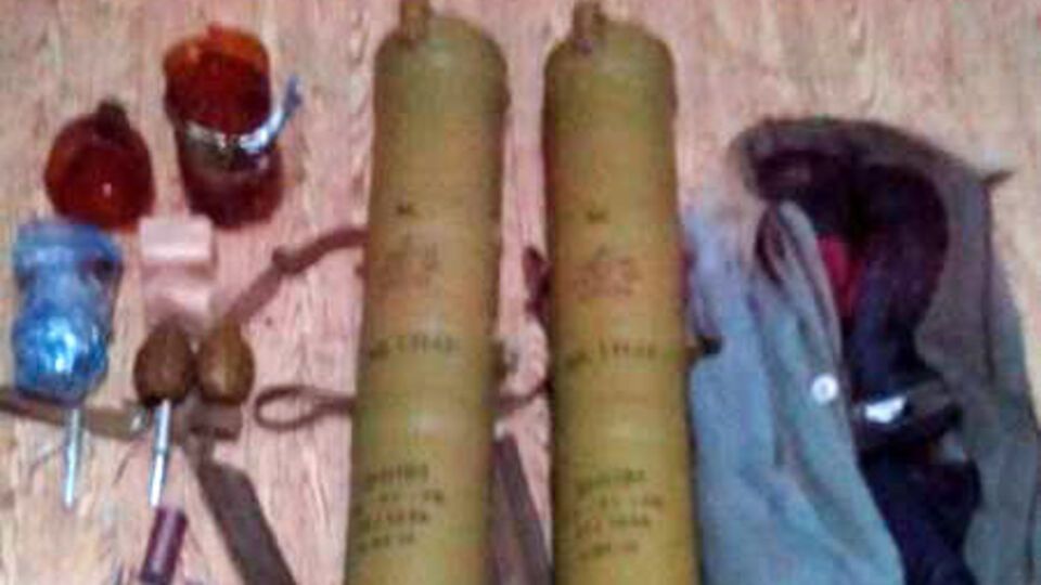 Обнаруженные в тайнике гранатометы