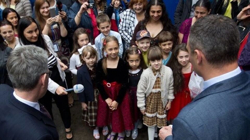 Дети-переселенцы в Киеве