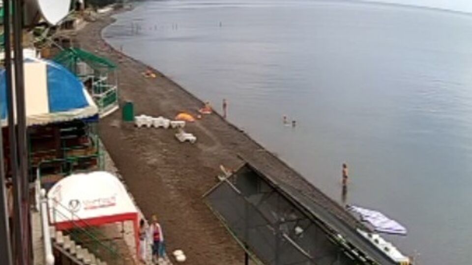 На крымских пляжах не наблюдается большого наплыва туристов