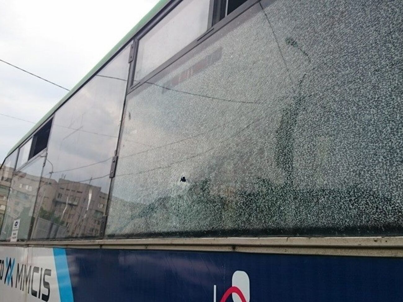 Последствия стрельбы по маршрутке