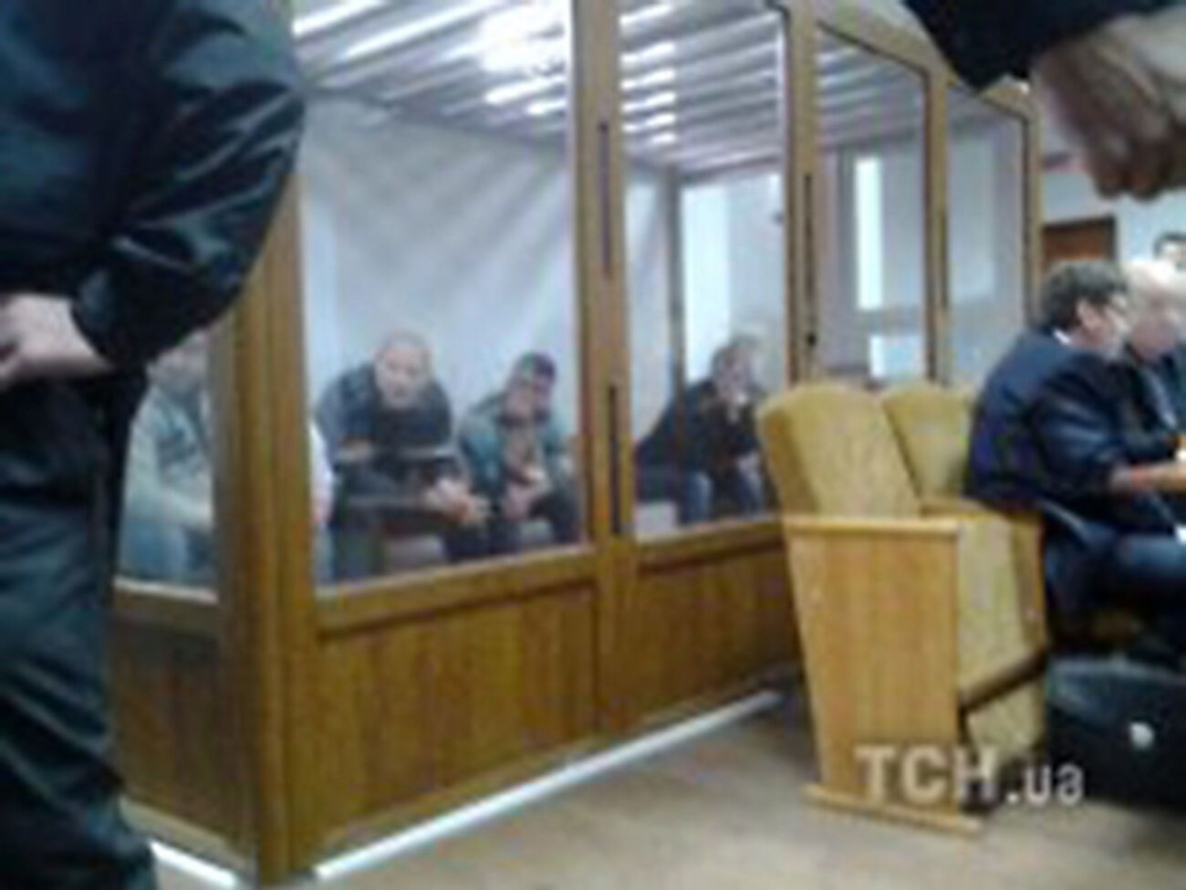 Фигуранты "врадиевского дела" в зале суда в сентябре 2013 года