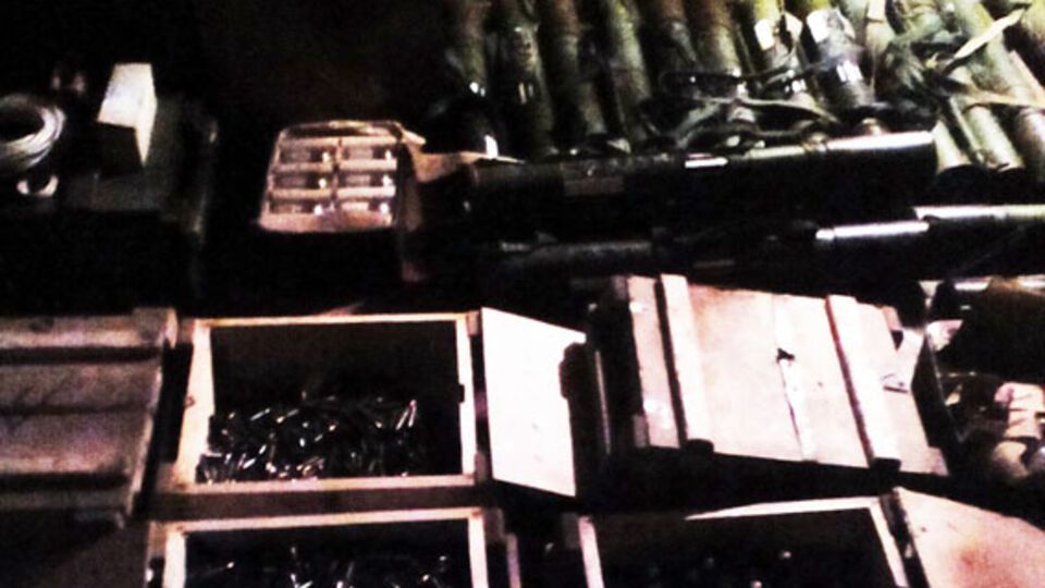 Арсенал боеприпасов хранился в подвале многоэтажки