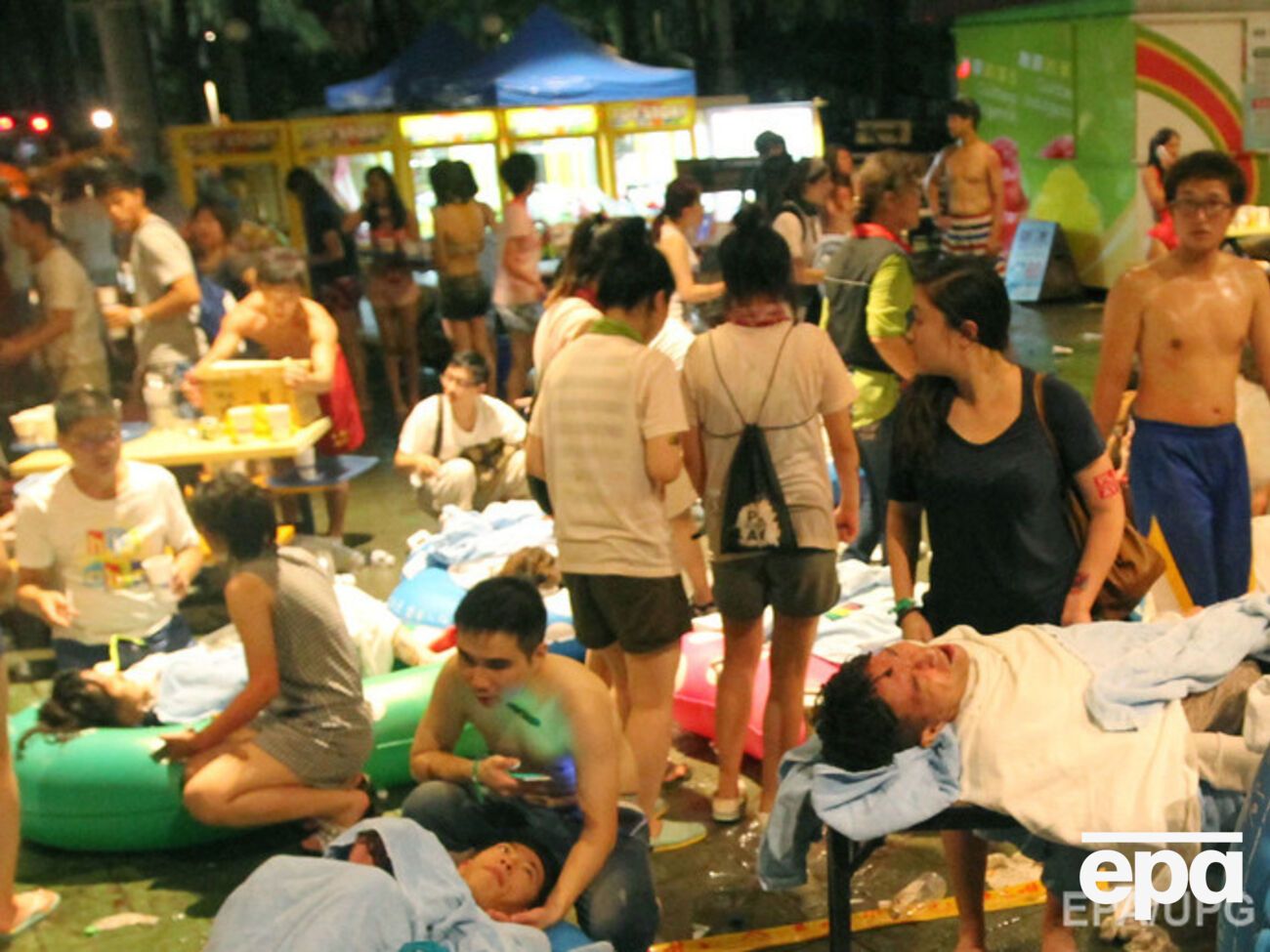 В результате пожара более 200 человек получили травмы разной степени тяжести