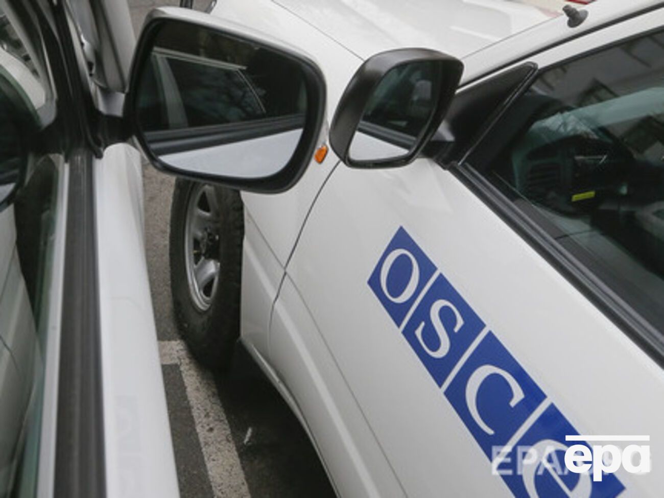 ОБСЕ: В результате ракетного удара "ДНР" был уничтожен автомобиль СЦКК