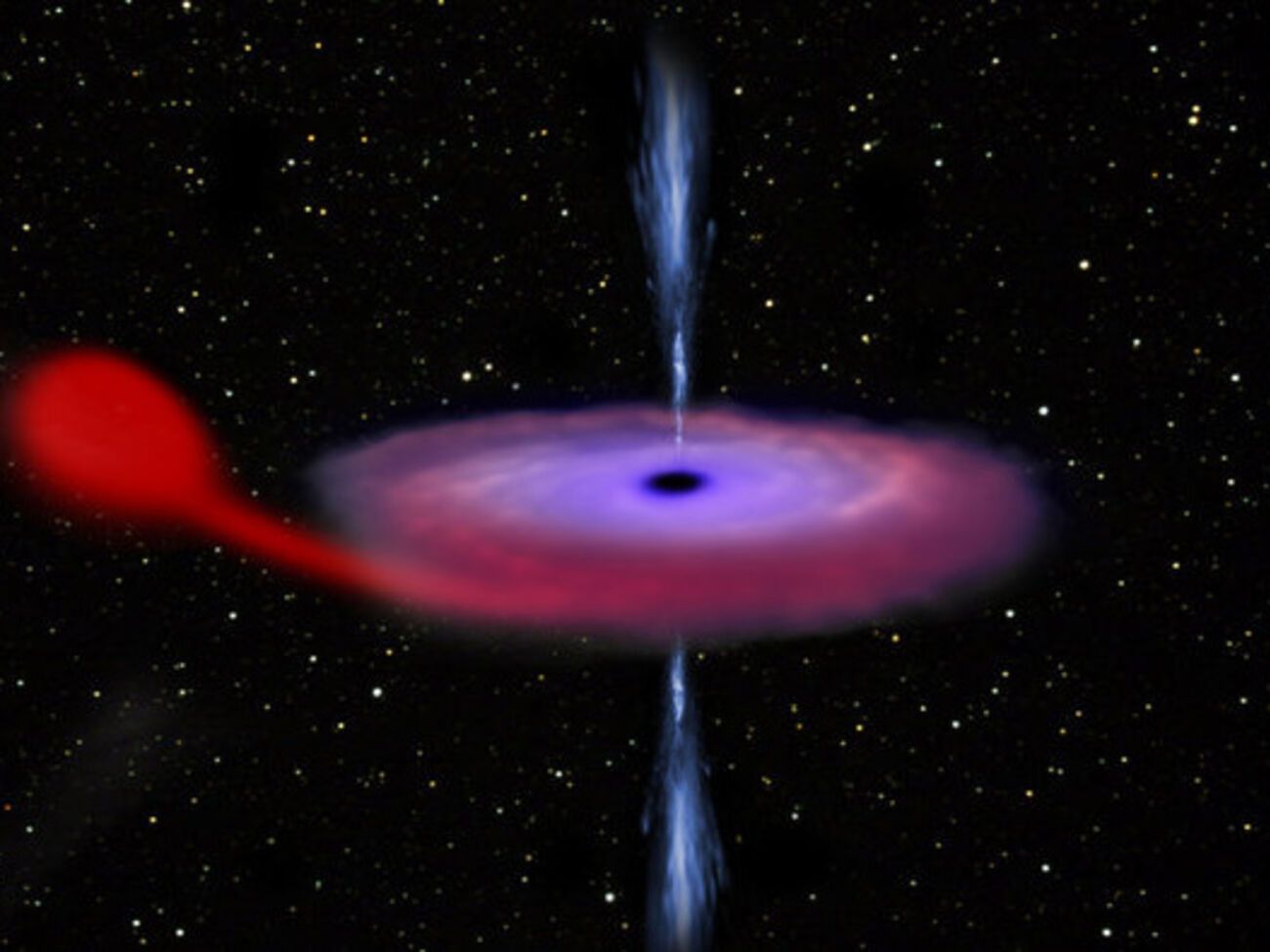 Черная дыра ведет себя непредсказуемо, заявляют ученые