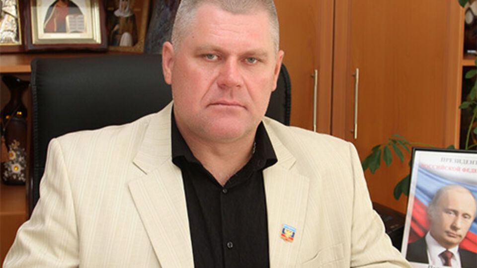 "Глава администрации" оккупированного боевиками Красного Луча Юрий Кондратенко